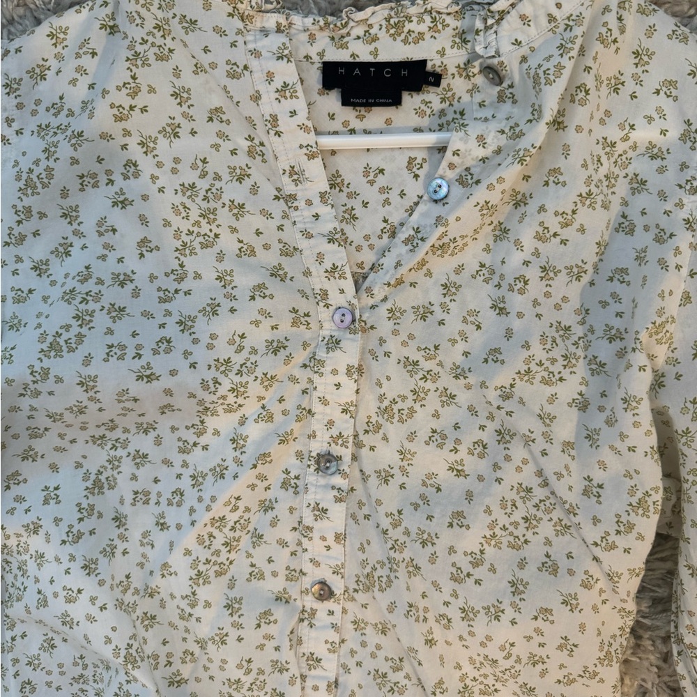 Hatch maternity button down shirt